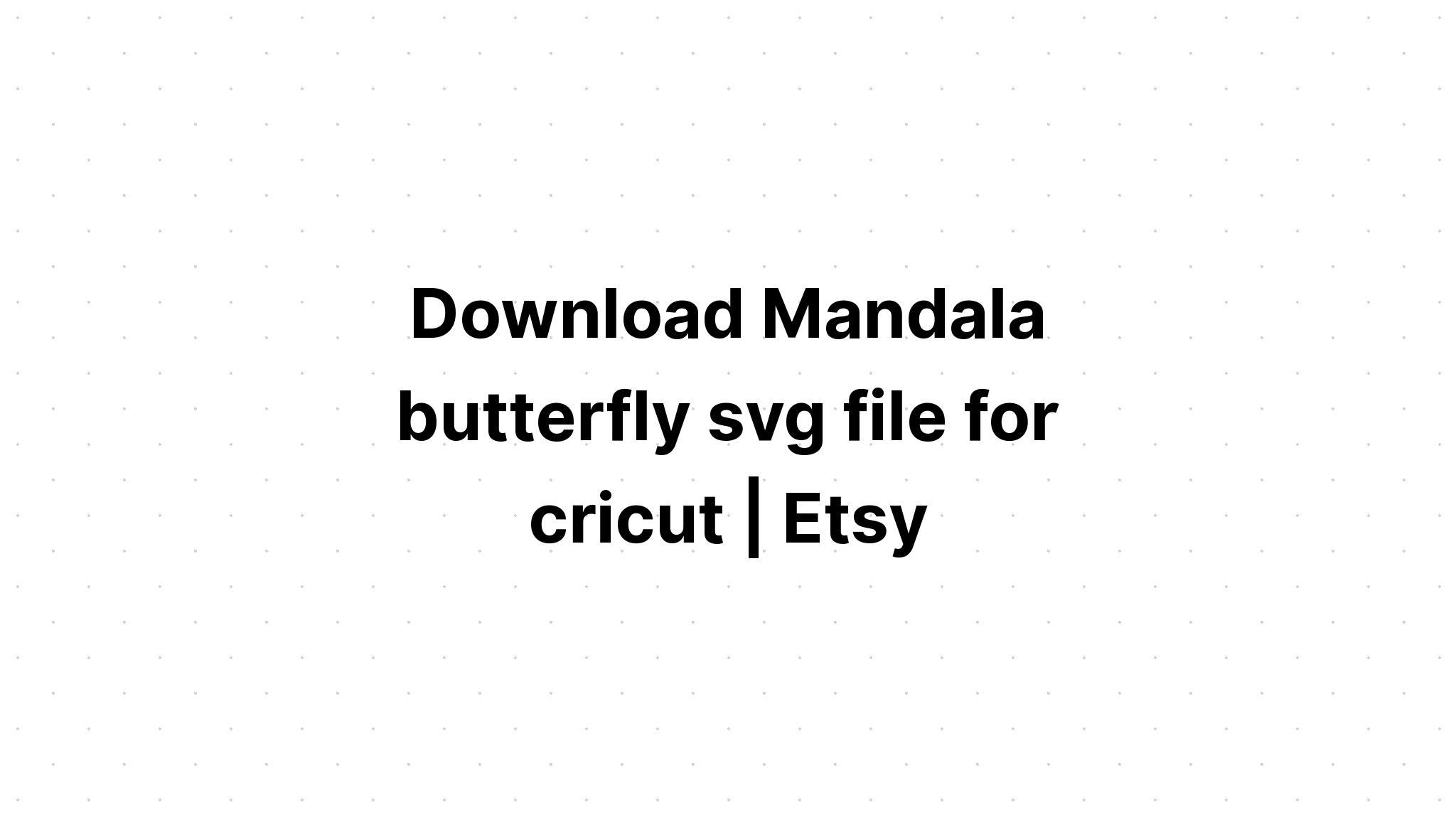 Download Butterfly Cross Svg - Layered SVG Cut File